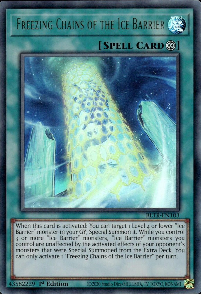 Freezing Chains of the Ice Barrier [BLTR-EN103] Ultra Rare Yu-Gi-Oh!