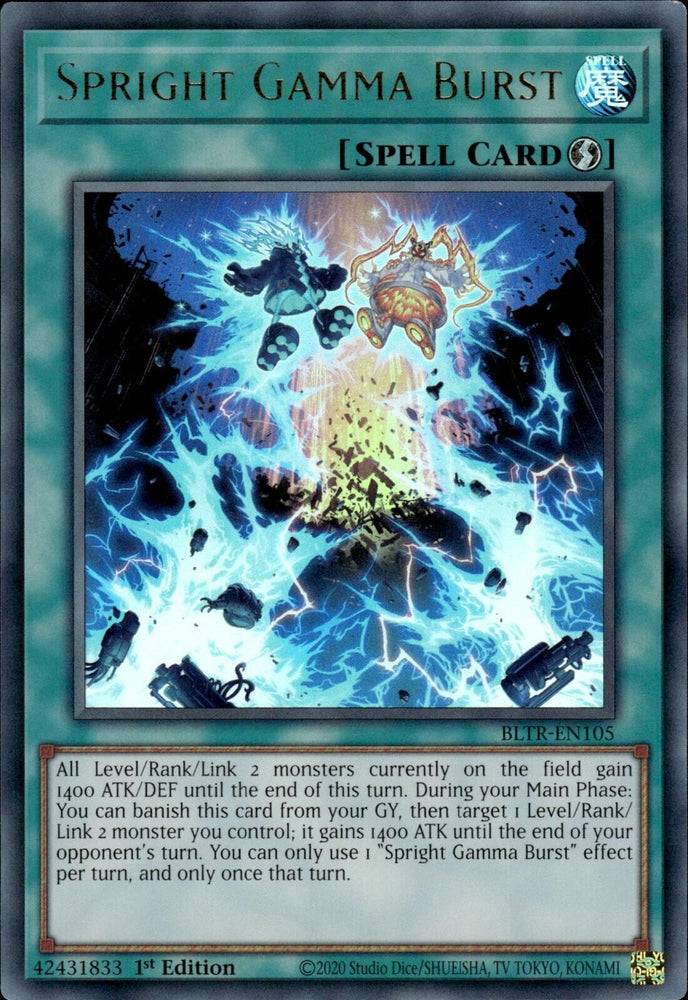 Spright Gamma Burst [BLTR-EN105] Ultra Rare Yu-Gi-Oh!