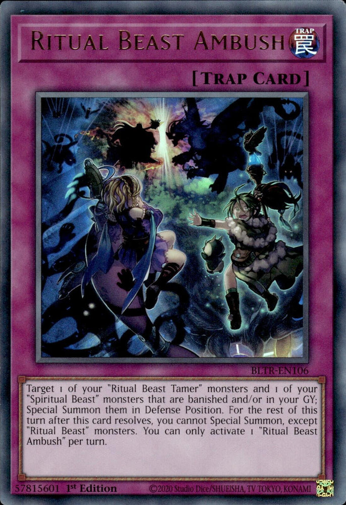 Ritual Beast Ambush [BLTR-EN106] Ultra Rare Yu-Gi-Oh!