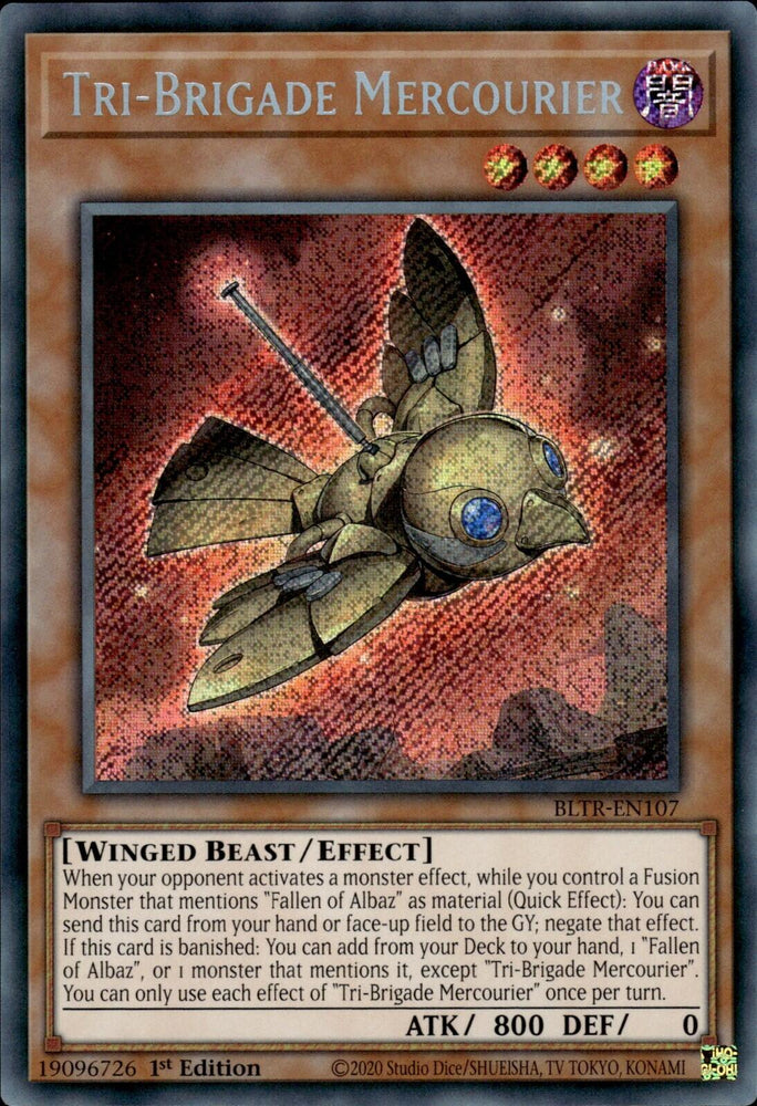 Tri-Brigade Mercourier [BLTR-EN107] Secret Rare Yu-Gi-Oh!