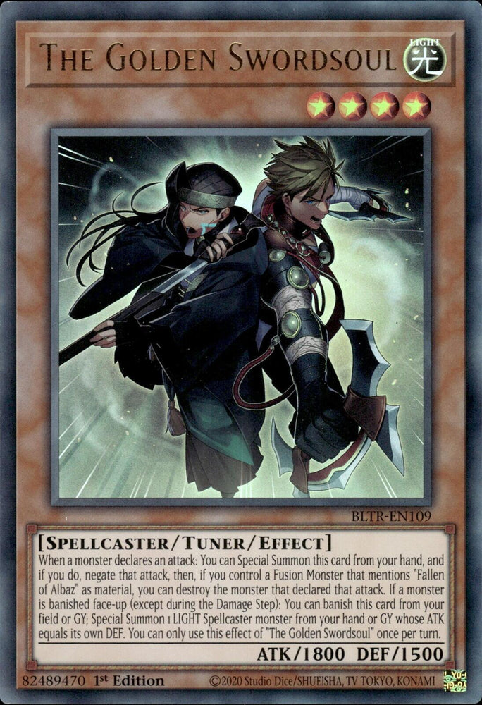 The Golden Swordsoul [BLTR-EN109] Ultra Rare Yu-Gi-Oh!