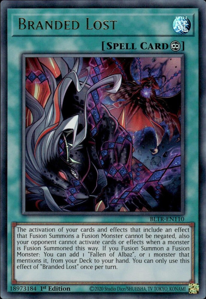 Branded Lost [BLTR-EN110] Ultra Rare Yu-Gi-Oh!