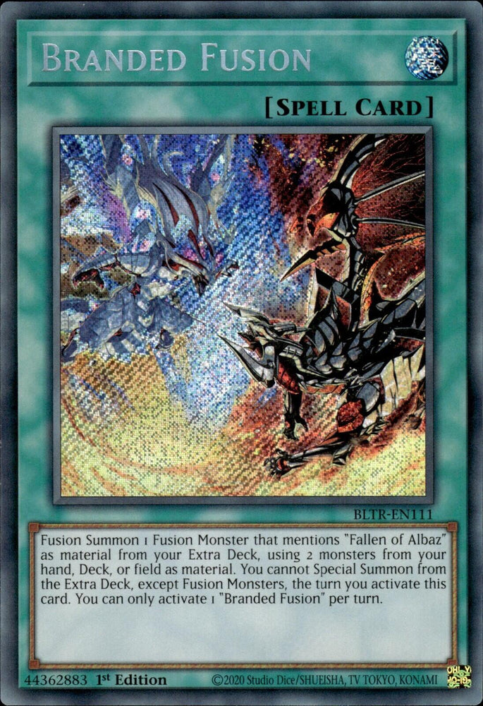 Branded Fusion [BLTR-EN111] Secret Rare Yu-Gi-Oh!