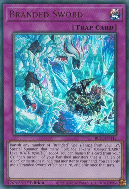 Branded Sword [BLTR-EN112] Ultra Rare Yu-Gi-Oh!