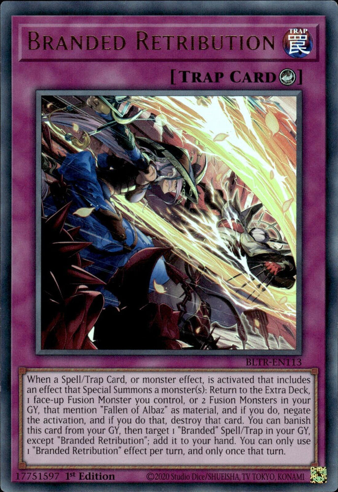 Branded Retribution [BLTR-EN113] Ultra Rare Yu-Gi-Oh!