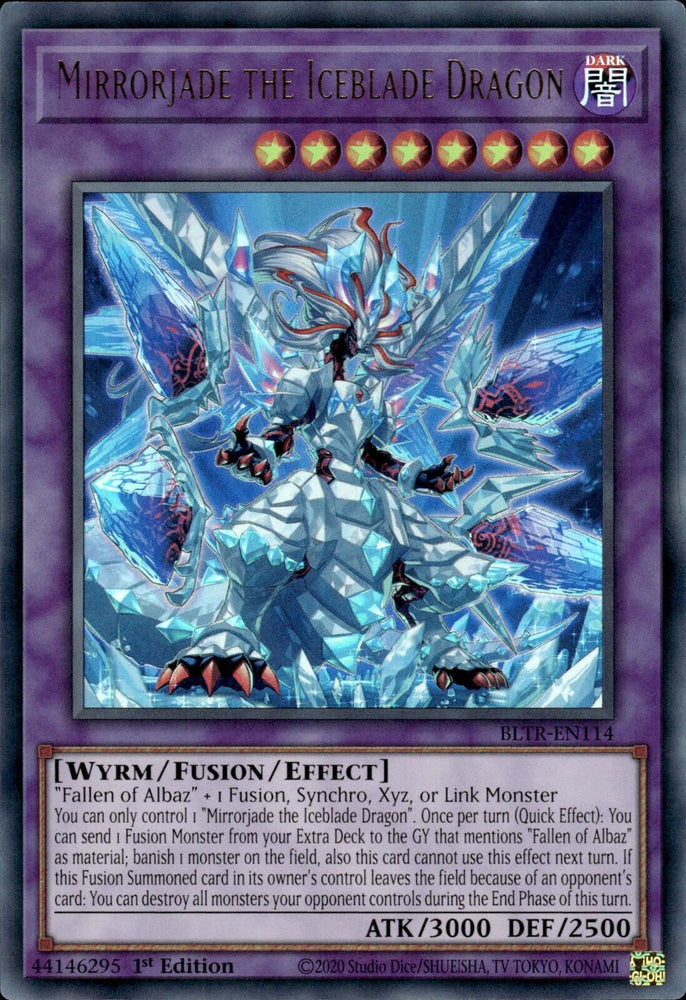 Mirrorjade the Iceblade Dragon [BLTR-EN114] Ultra Rare Yu-Gi-Oh!