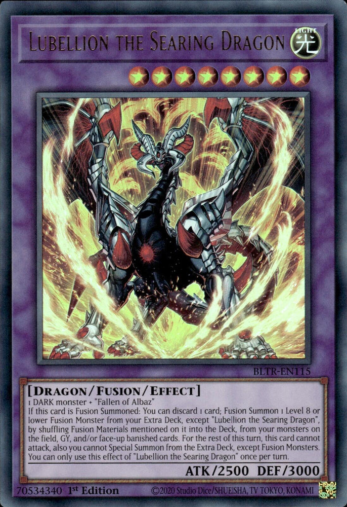Lubellion the Searing Dragon [BLTR-EN115] Ultra Rare Yu-Gi-Oh!