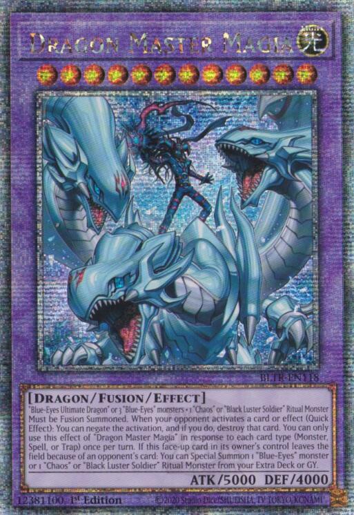 Dragon Master Magia (Quarter Century Secret Rare) [BLTR-EN118] Quarter Century Secret Rare Yu-Gi-Oh!