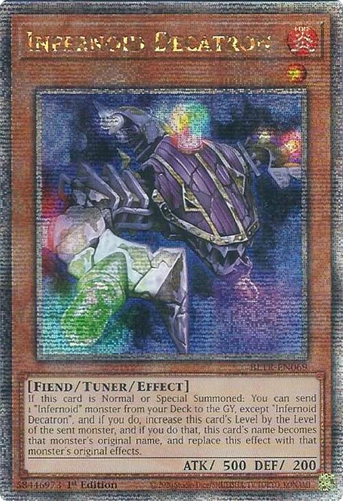 Infernoid Decatron (Quarter Century Secret Rare) [BLTR-EN069] Quarter Century Secret Rare Yu-Gi-Oh!