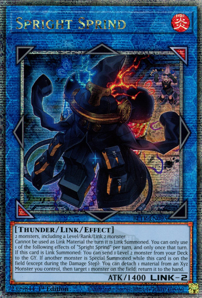Spright Sprind (Quarter Century Secret Rare) [BLTR-EN095] Quarter Century Secret Rare Yu-Gi-Oh!