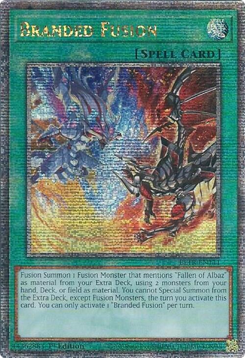 Branded Fusion (Quarter Century Secret Rare) [BLTR-EN111] Quarter Century Secret Rare Yu-Gi-Oh!