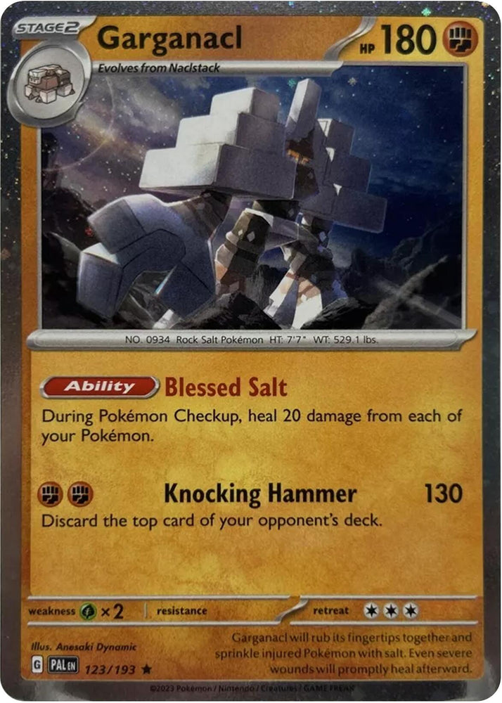 Garganacl (123/193) (Cosmo Holo) [Scarlet & Violet: Paldea Evolved] Pokémon