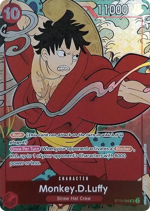 Monkey.D.Luffy (English Version 1st Anniversary Set) [One Piece Promotion Cards] Bandai