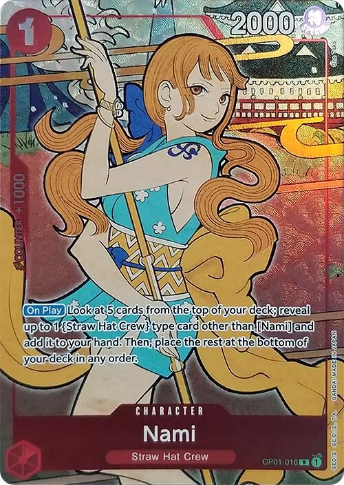 Nami (English Version 1st Anniversary Set) [One Piece Promotion Cards] Bandai