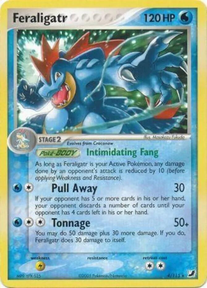 Feraligatr (4/115) (Theme Deck Exclusives) [EX: Unseen Forces] Pokémon