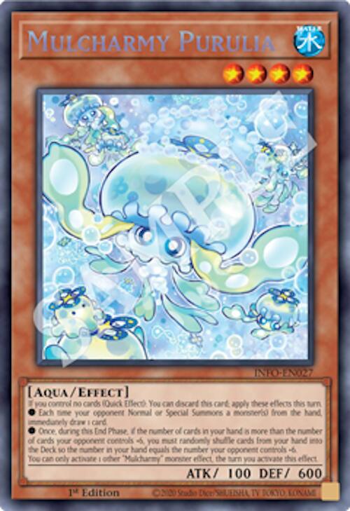 Mulcharmy Purulia [INFO-EN027] Secret Rare Yu-Gi-Oh!