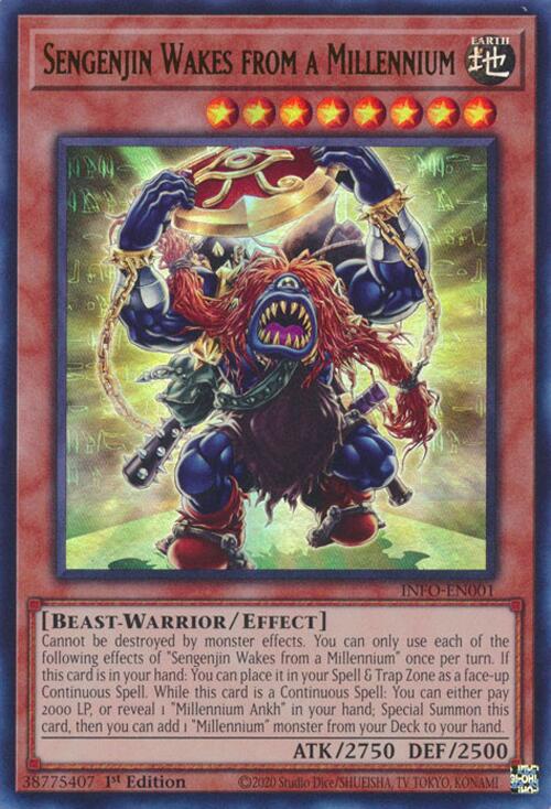 Sengenjin Wakes from a Millennium [INFO-EN001] Ultra Rare Yu-Gi-Oh!