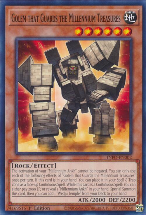 Golem that Guards the Millennium Treasures [INFO-EN002] Common Yu-Gi-Oh!