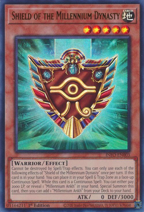 Shield of the Millennium Dynasty [INFO-EN003] Ultra Rare Yu-Gi-Oh!