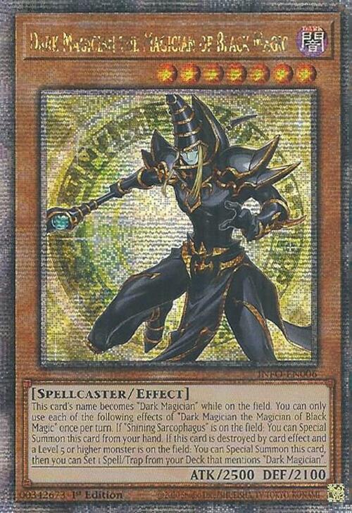 Dark Magician the Magician of Black Magic (Quarter Century Secret Rare) [INFO-EN006] Quarter Century Secret Rare Yu-Gi-Oh!