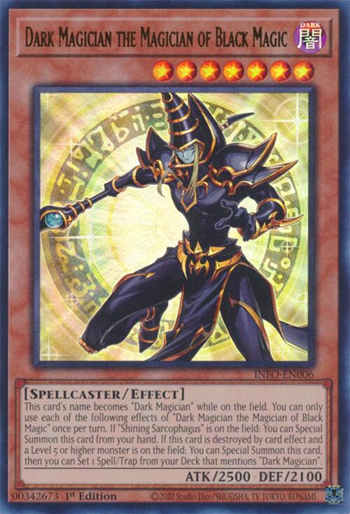Dark Magician the Magician of Black Magic [INFO-EN006] Ultra Rare Yu-Gi-Oh!