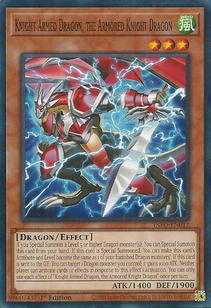 Knight Armed Dragon, the Armored Knight Dragon [INFO-EN012] Common Yu-Gi-Oh!