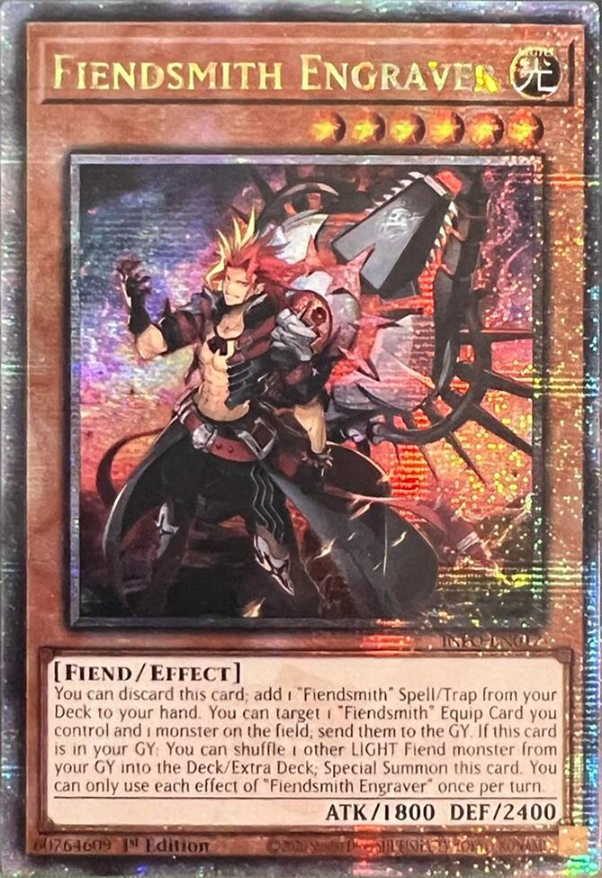 Fiendsmith Engraver (Quarter Century Secret Rare) [INFO-EN017] Quarter Century Secret Rare Yu-Gi-Oh!