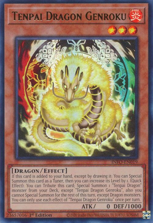 Tenpai Dragon Genroku [INFO-EN019] Ultra Rare Yu-Gi-Oh!