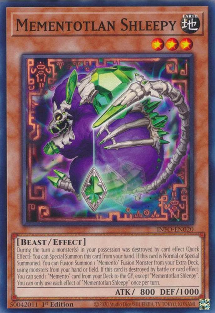 Mementotlan Shleepy [INFO-EN020] Common Yu-Gi-Oh!
