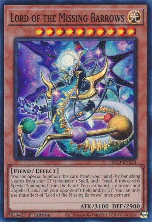 Lord of the Missing Barrows [INFO-EN023] Super Rare Yu-Gi-Oh!