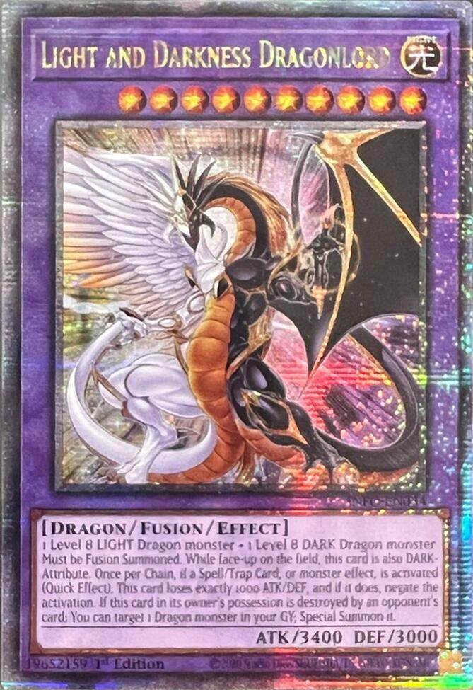 Light and Darkness Dragonlord (Quarter Century Secret Rare) [INFO-EN034] Quarter Century Secret Rare Yu-Gi-Oh!