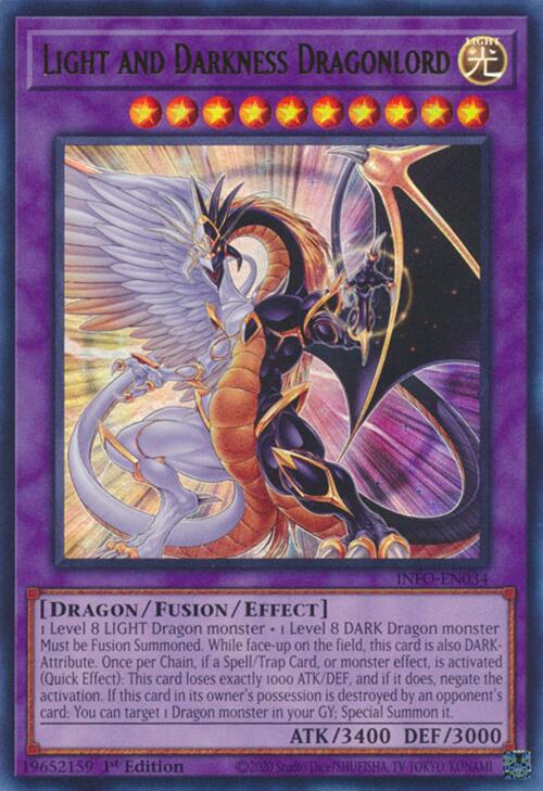 Light and Darkness Dragonlord [INFO-EN034] Ultra Rare Yu-Gi-Oh!