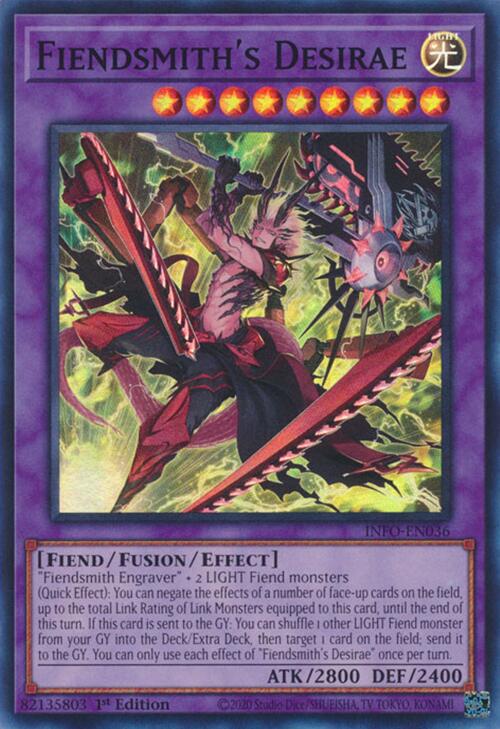 Fiendsmith's Desirae [INFO-EN036] Super Rare Yu-Gi-Oh!