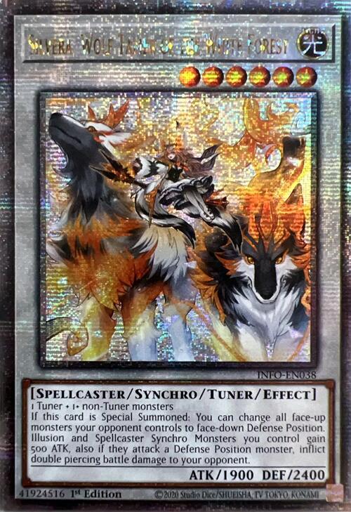 Silvera, Wolf Tamer of the White Forest (Quarter Century Secret Rare) [INFO-EN038] Quarter Century Secret Rare Yu-Gi-Oh!