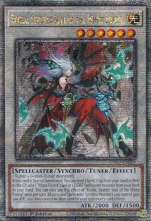 Rciela, Sinister Soul of the White Forest (Quarter Century Secret Rare) [INFO-EN039] Quarter Century Secret Rare Yu-Gi-Oh!