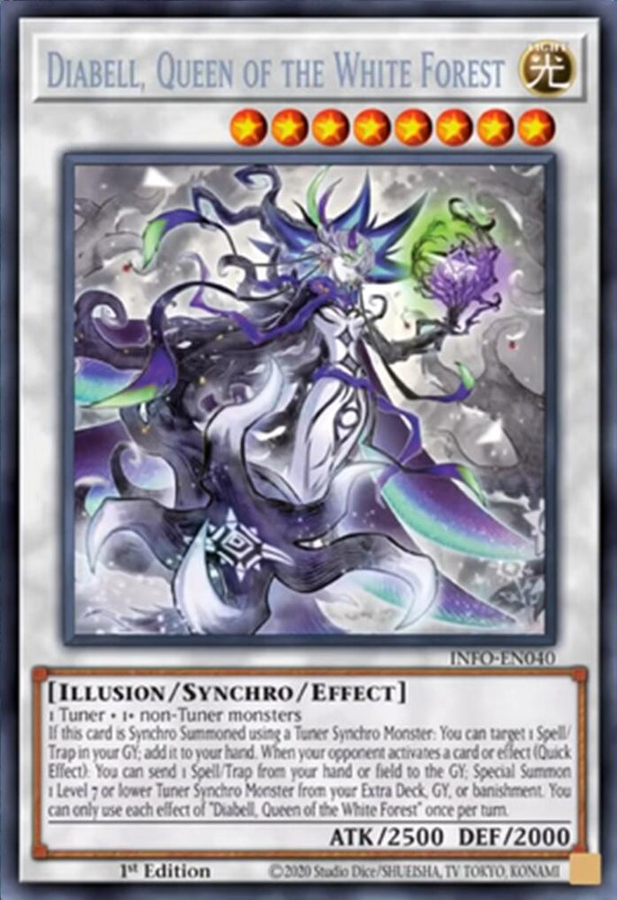 Diabell, Queen of the White Forest [INFO-EN040] Secret Rare Yu-Gi-Oh!
