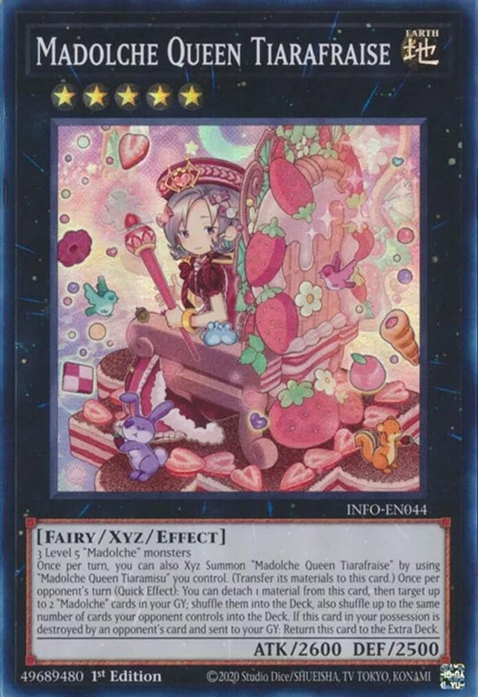 Madolche Queen Tiarafraise [INFO-EN044] Super Rare Yu-Gi-Oh!