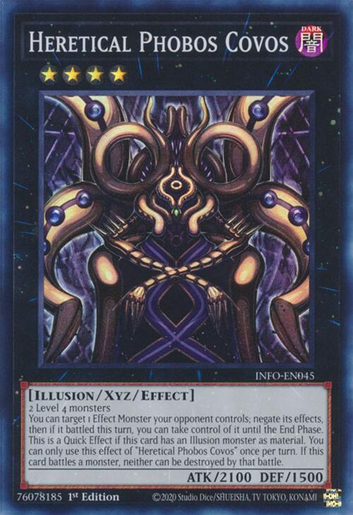 Heretical Phobos Covos [INFO-EN045] Super Rare Yu-Gi-Oh!