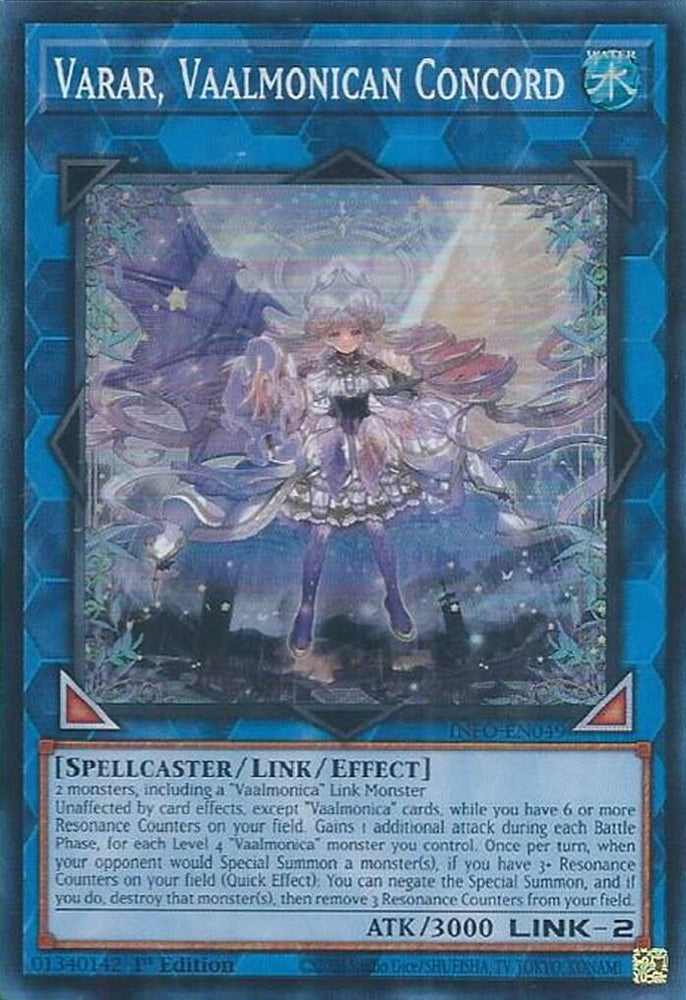Varar, Vaalmonican Concord [INFO-EN049] Super Rare Yu-Gi-Oh!