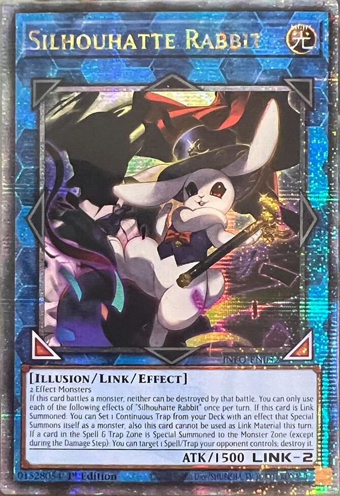 Silhouhatte Rabbit (Quarter Century Secret Rare) [INFO-EN052] Quarter Century Secret Rare Yu-Gi-Oh!