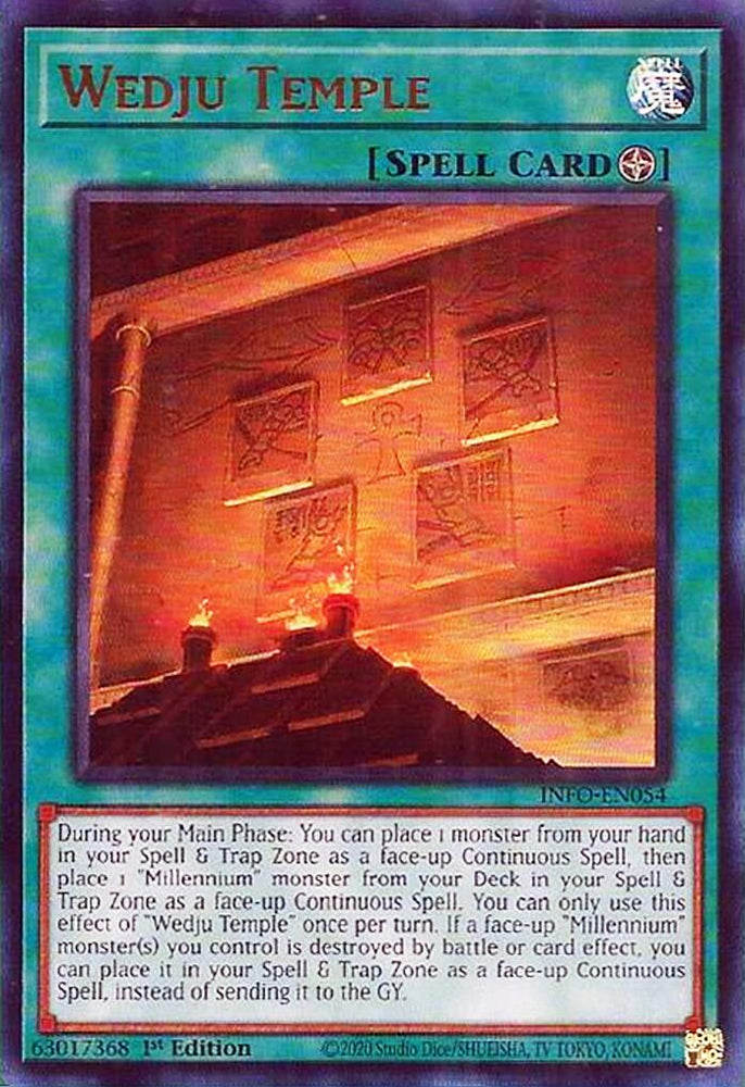 Wedju Temple [INFO-EN054] Ultra Rare Yu-Gi-Oh!