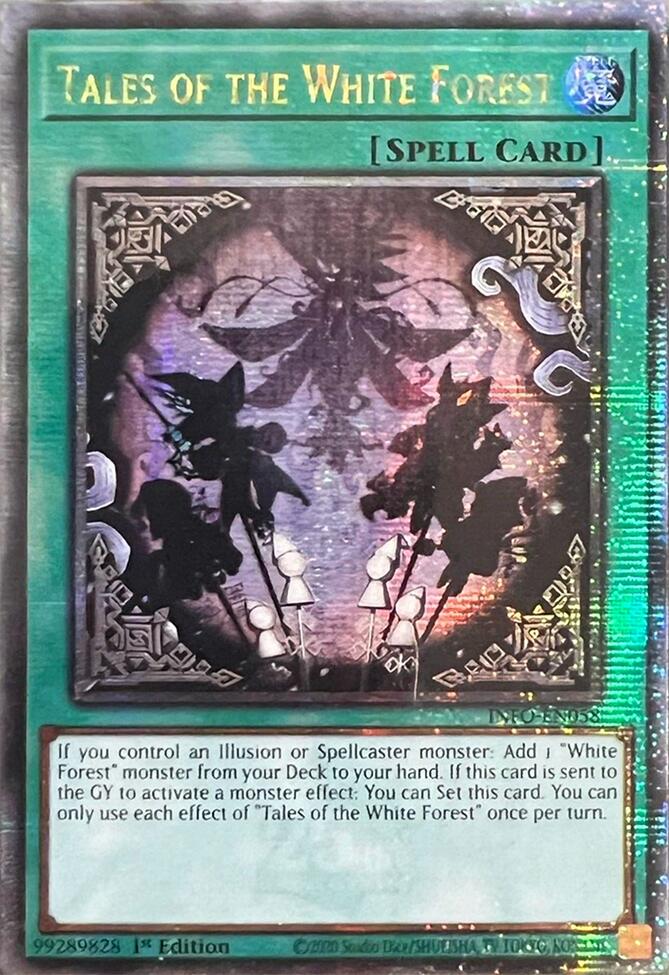 Tales of the White Forest (Quarter Century Secret Rare) [INFO-EN058] Quarter Century Secret Rare Yu-Gi-Oh!