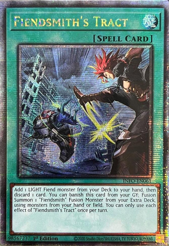 Fiendsmith's Tract (Quarter Century Secret Rare) [INFO-EN061] Quarter Century Secret Rare Yu-Gi-Oh!