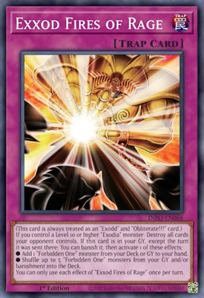 Exxod Fires of Rage [INFO-EN068] Super Rare Yu-Gi-Oh!