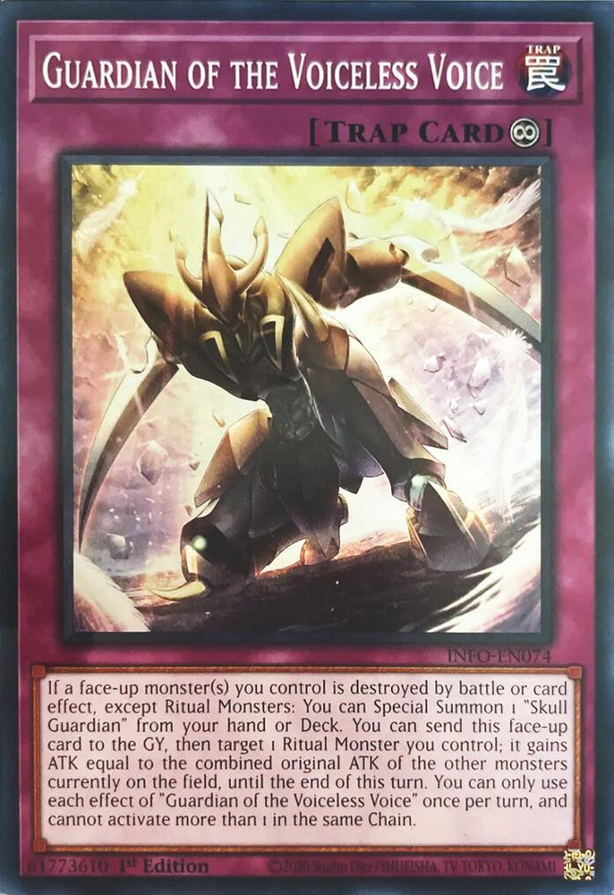 Guardian of the Voiceless Voice [INFO-EN074] Common Yu-Gi-Oh!