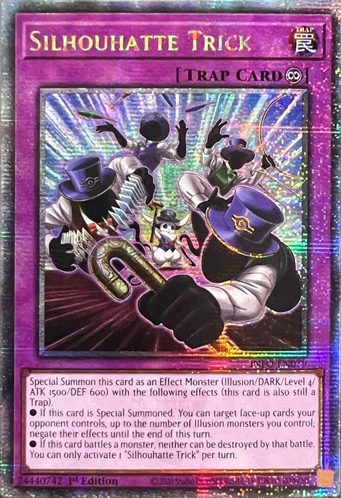 Silhouhatte Trick (Quarter Century Secret Rare) [INFO-EN079] Quarter Century Secret Rare Yu-Gi-Oh!