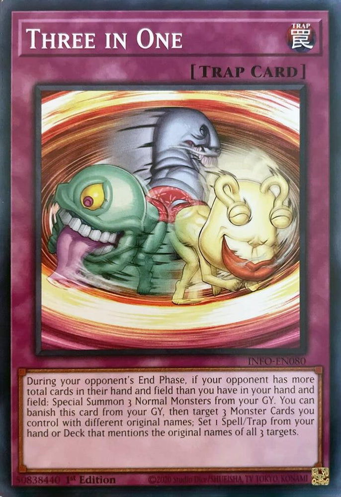 Three in One [INFO-EN080] Common Yu-Gi-Oh!