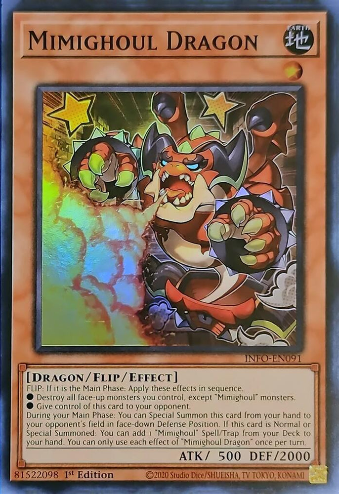 Mimighoul Dragon [INFO-EN091] Super Rare Yu-Gi-Oh!