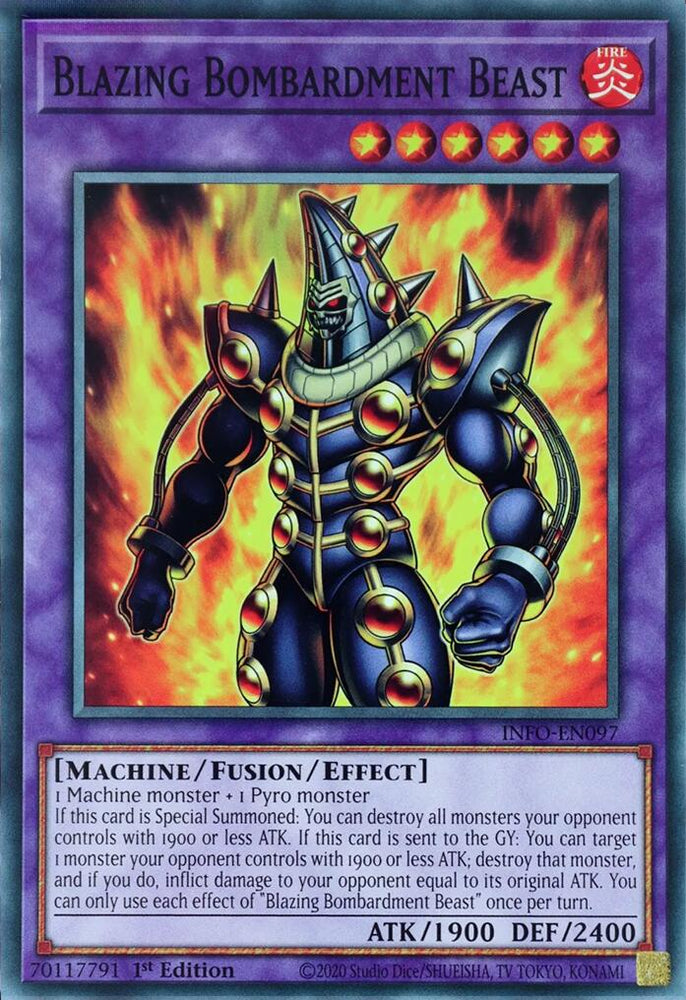Blazing Bombardment Beast [INFO-EN097] Common Yu-Gi-Oh!