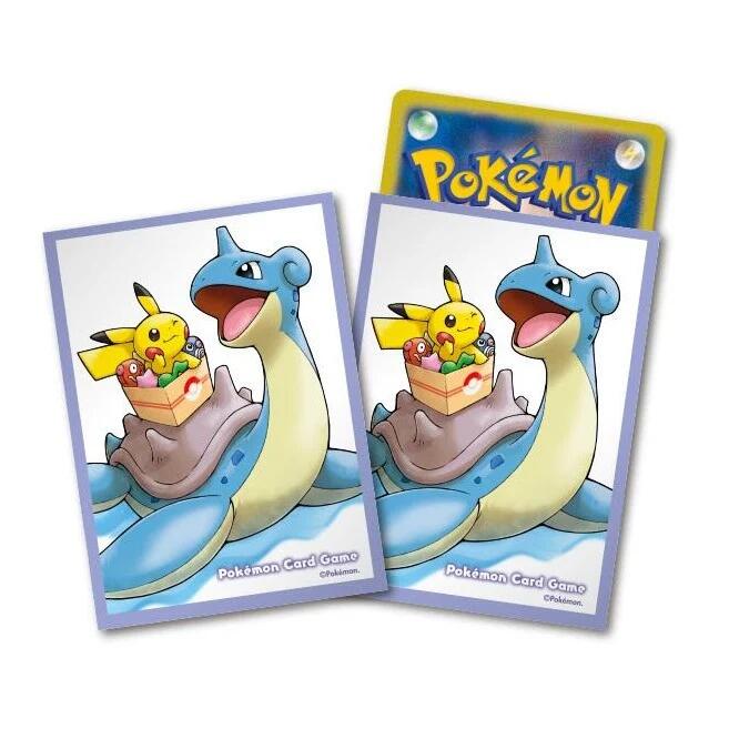 Card Sleeves - Lapras and Pikachu (64-Pack) (Pokemon Center Japan Exclusive) Pokémon